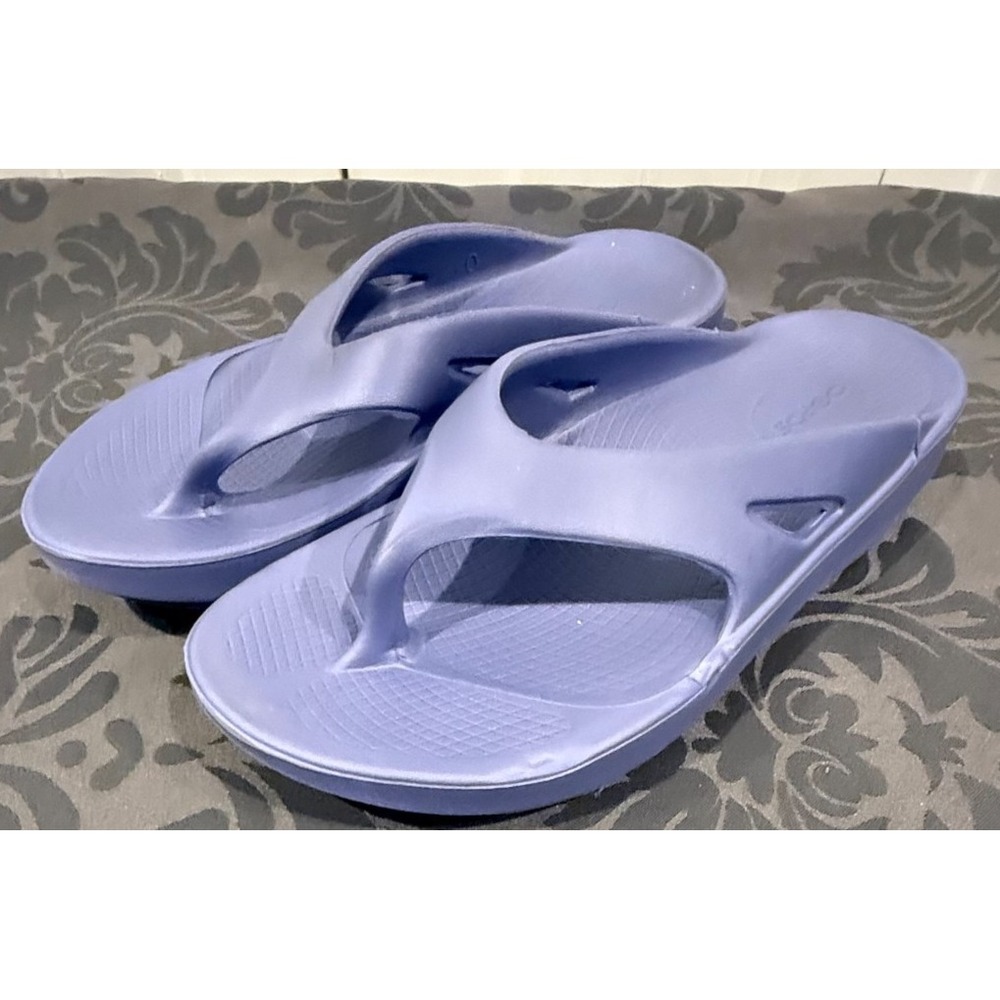 OOFOS OOriginal Lavender Purple Thong Flip Flop Recovery Sandals M7 W9 EU 40